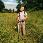 Freischneider im Einsatz